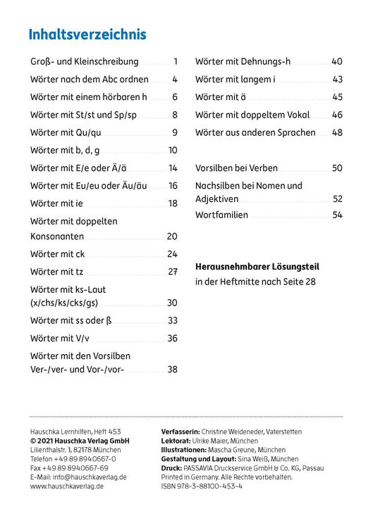 Produktbild: Mein &Uuml;bungsheft Rechtschreiben 3. Klasse
