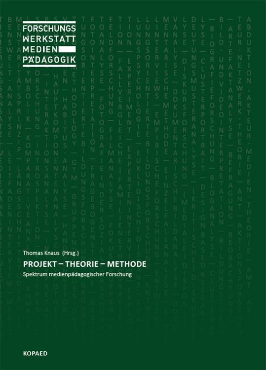 Produktbild: Forschungswerkstatt Medienp&auml;dagogik: Projekt - Theorie - Methode [Band 2]