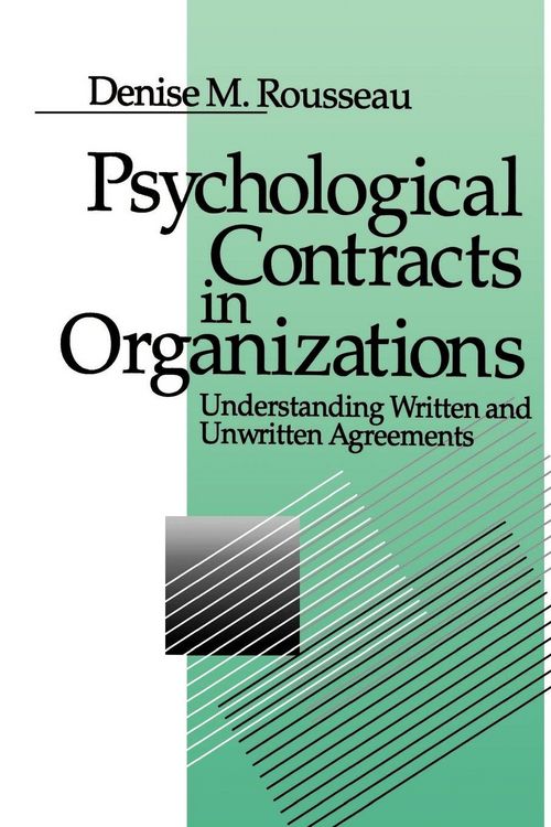 Produktbild: Psychological Contracts in Organizations