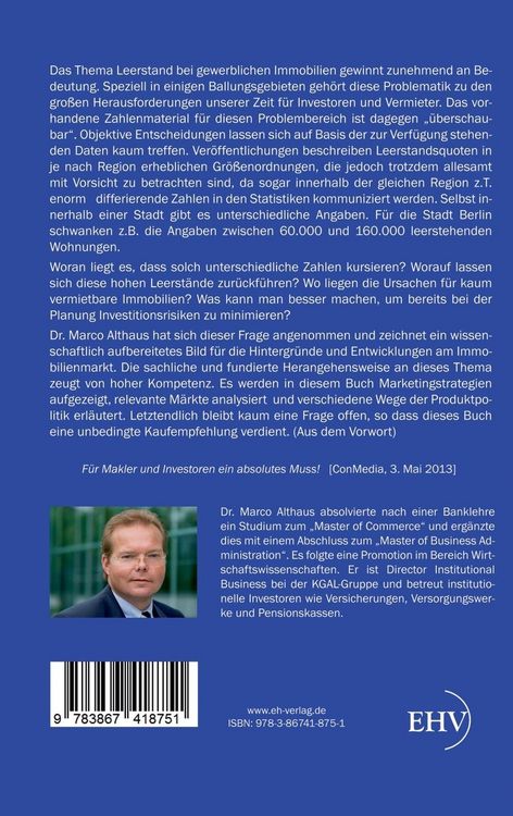 Produktbild: Leerstandsproblematik bei gewerblichen Immobilien