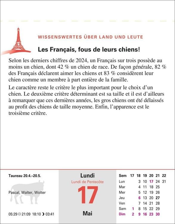 Produktbild: Franz&ouml;sisch Sprachkalender 2027 - Franz&ouml;sisch lernen leicht gemacht - Tagesabrei&szlig;kalender