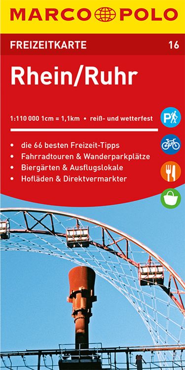 Bild vom Artikel MARCO POLO Freizeitkarte Rhein, Ruhr 1:110 000 vom Autor Marco Polo Verlag