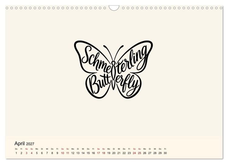 Produktbild: Buchstabentiere (Wandkalender 2027 DIN A3 quer), CALVENDO Monatskalender