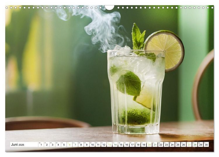Produktbild: Dein Monat dein Cocktail (Wandkalender 2026 DIN A3 quer), CALVENDO Monatskalender