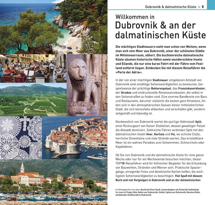 Produktbild: TOP10 Reisef&uuml;hrer Dubrovnik & Dalmatinische K&uuml;ste