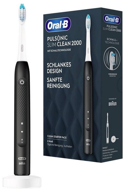 Produktbild: Oral-B Pulsonic Slim Clean 2000 Black 396208 Elektrische Zahnb&uuml;rste Schwarz