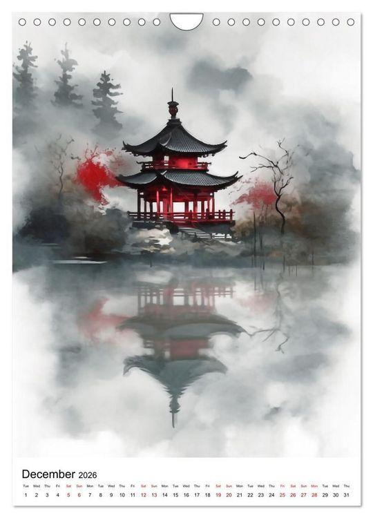 Produktbild: Zen Serenity (Wall Calendar 2026 DIN A4 portrait), CALVENDO 12 Month Wall Calendar
