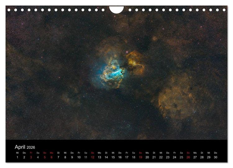 Produktbild: Universum - Eine Reise zu den Sternen (Wandkalender 2026 DIN A4 quer), CALVENDO Monatskalender