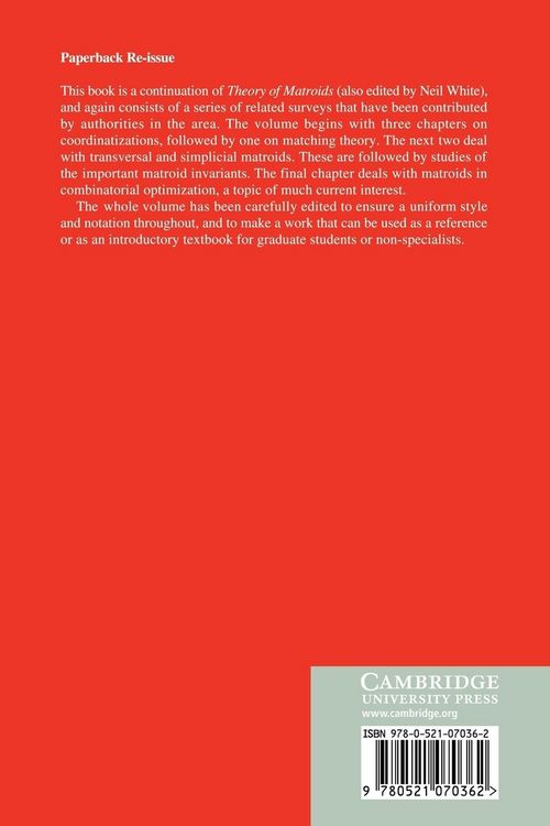 Produktbild: Combinatorial Geometries