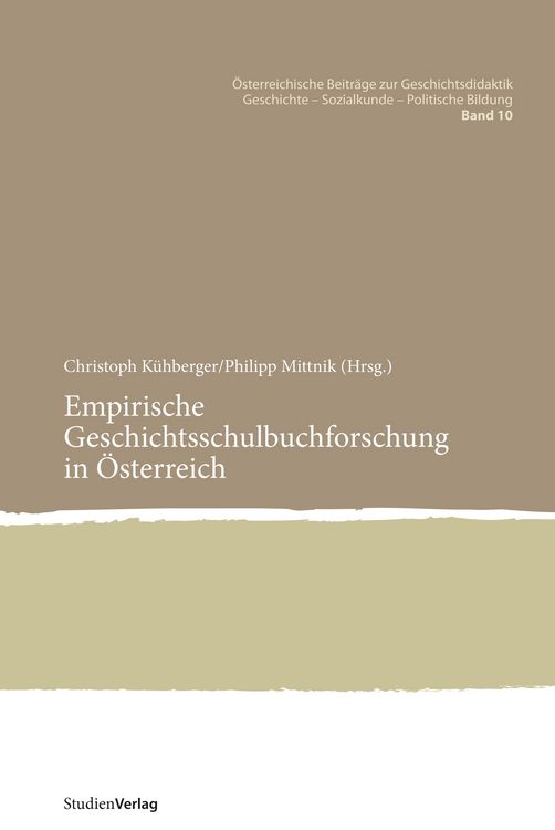 Bild vom Artikel Empirische Geschichtsschulbuchforschung in Österreich vom Autor Christoph Kühberger