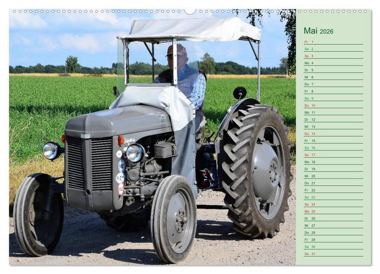 Produktbild: Oldtimer-Trecker on Tour (hochwertiger Premium Wandkalender 2026 DIN A2 quer), Kunstdruck in Hochglanz