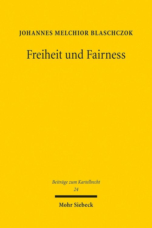 Produktbild: Freiheit und Fairness