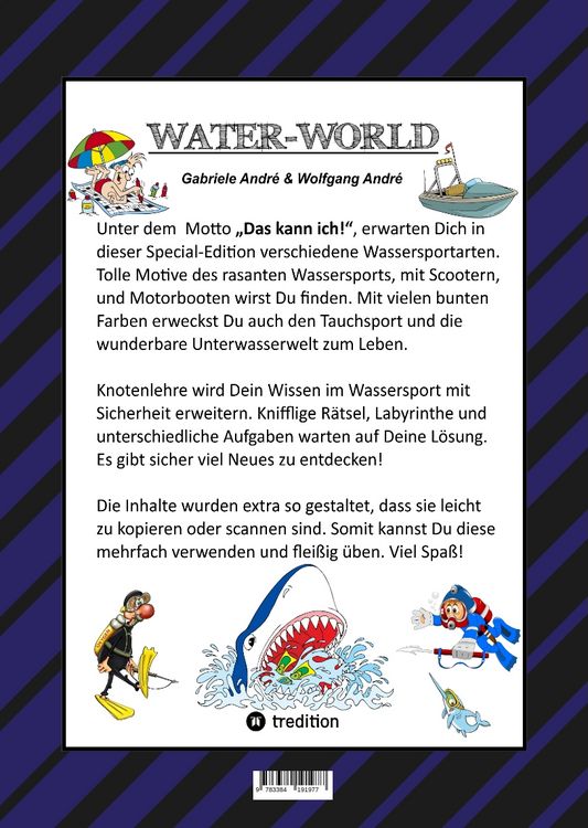 Produktbild: Craftbook - 200 Seiten Special-Edition - Rasanter Wassersport - Jetski - Motorboote - Knoten - Knifflige R&auml;tsel