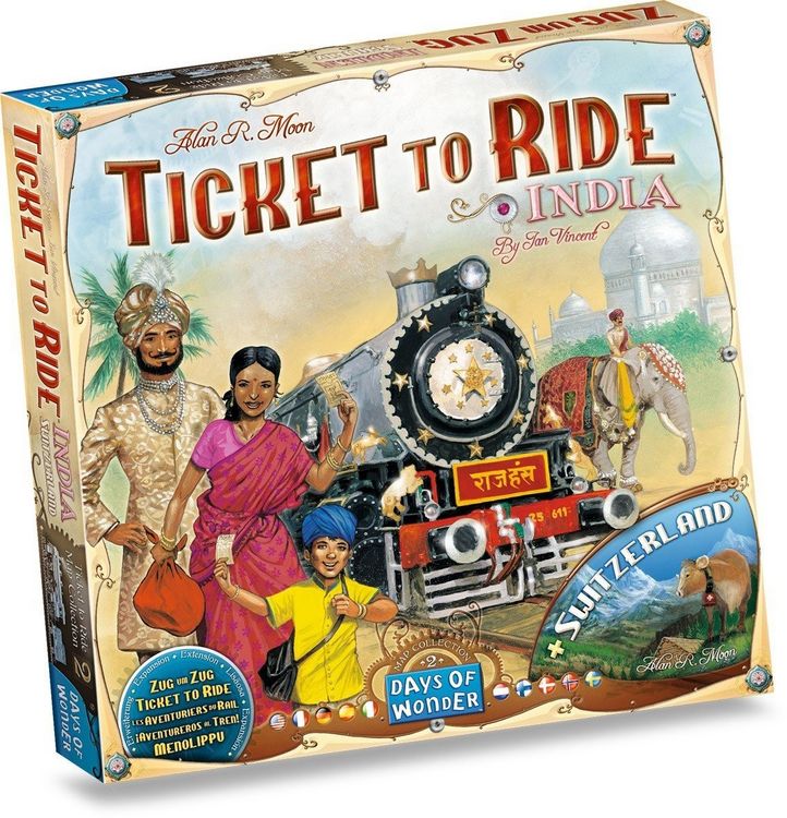 Produktbild: Ticket to Ride, India (Spiel-Zubeh&ouml;r)