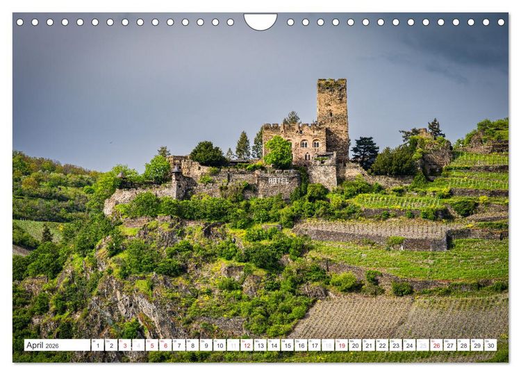 Produktbild: Kaub - Romantische Stadt am Rhein (Wandkalender 2026 DIN A4 quer), CALVENDO Monatskalender