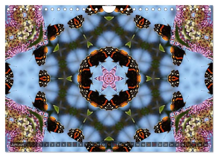 Produktbild: Natur im Kaleidoskop (Wandkalender 2026 DIN A4 quer), CALVENDO Monatskalender