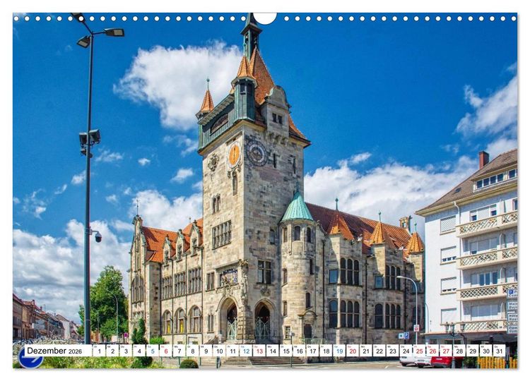 Produktbild: Haguenau - eine Perle im Nordelsass (Wandkalender 2026 DIN A3 quer), CALVENDO Monatskalender