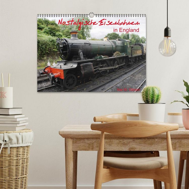 Produktbild: Nostalgische Eisenbahnen Englands (Wandkalender 2026 DIN A3 quer), CALVENDO Monatskalender