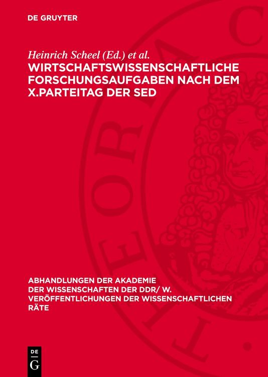 Produktbild: Wirtschaftswissenschaftliche Forschungsaufgaben nach dem X.Parteitag der SED
