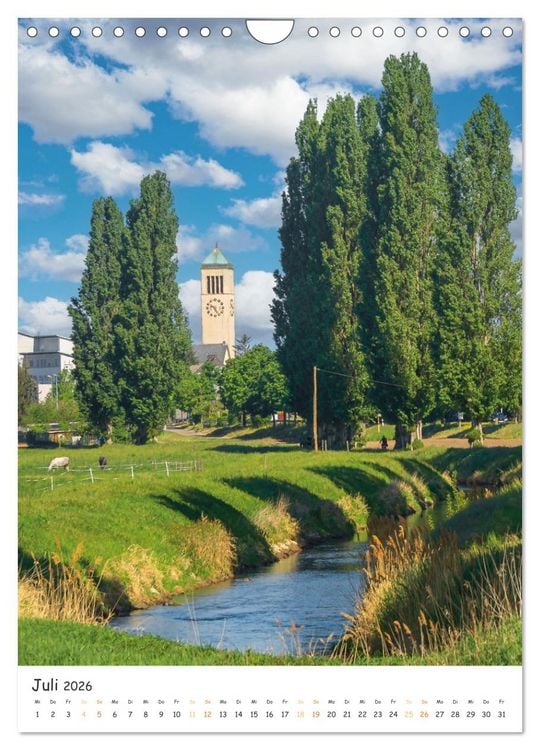 Produktbild: Rennstadt Hockenheim (Wandkalender 2026 DIN A4 hoch), CALVENDO Monatskalender