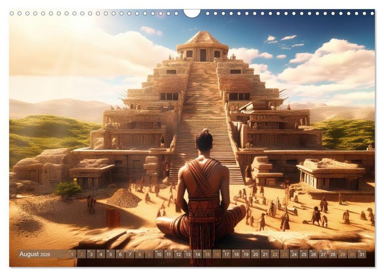 Produktbild: Untergegangene Kulturen - die Azteken (Wandkalender 2026 DIN A3 quer), CALVENDO Monatskalender