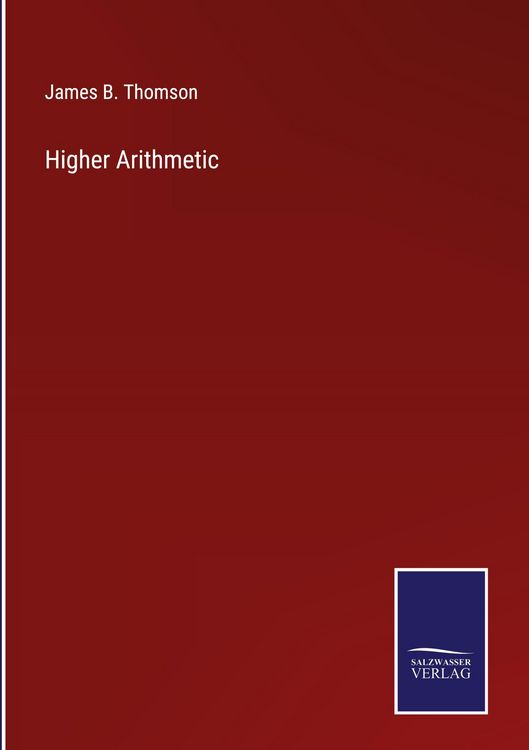 Produktbild: Higher Arithmetic