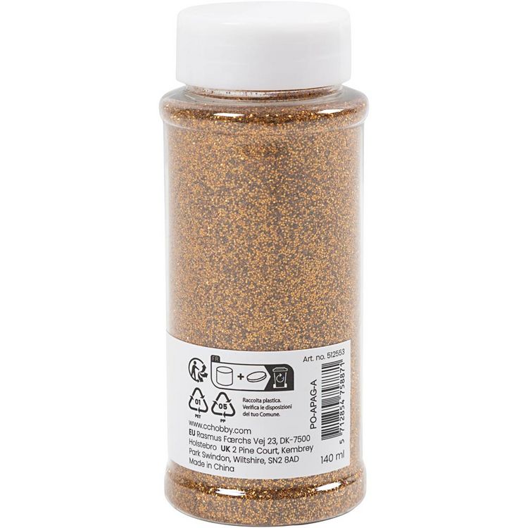 Produktbild: Creativ Company Bio Sparkles, Kupfer, 140 ml/ 1 Dose
