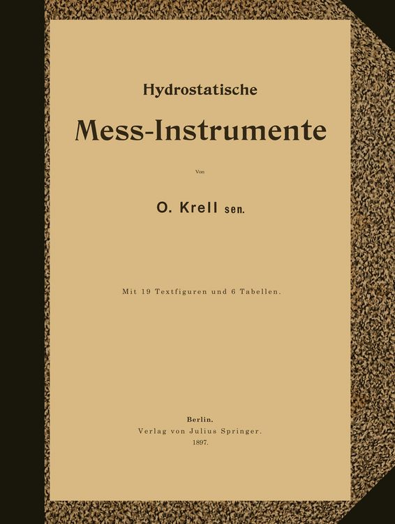 Produktbild: Hydrostatische Mess-Instrumente