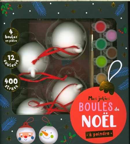 Produktbild: Mes jolies boules de No&euml;l &agrave; peindre