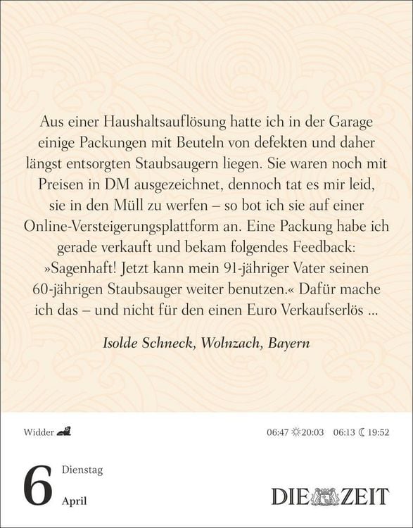 Produktbild: Was mein Leben reicher macht Tagesabrei&szlig;kalender 2027 - Gl&uuml;cksmomente f&uuml;r jeden Tag
