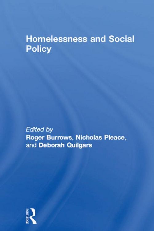 Produktbild: Homelessness and Social Policy