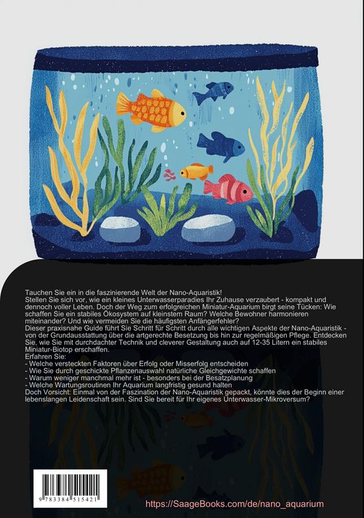 Produktbild: Nano Aquarium & Aquaristik: Der Guide f&uuml;r S&uuml;&szlig;wasser und Salzwasser Minibecken von 12-35 Liter