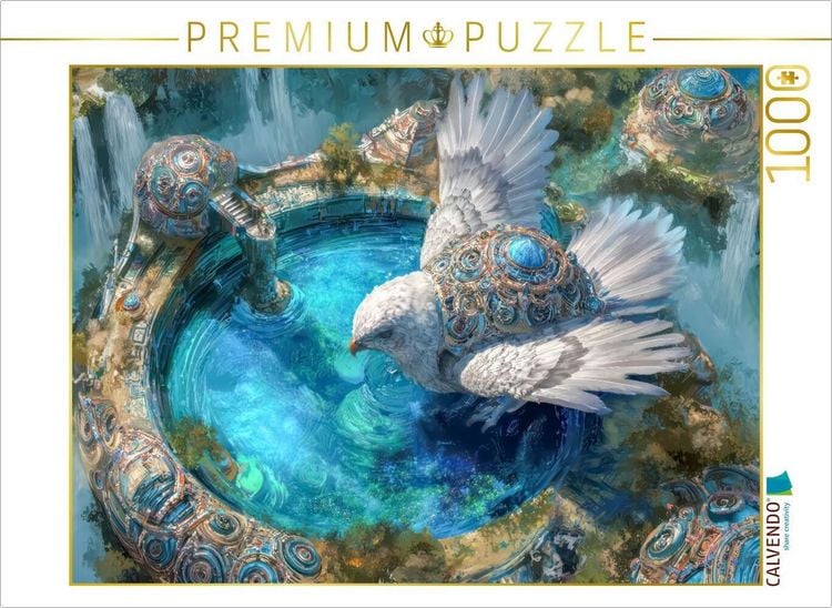 Produktbild: CALVENDO Puzzle Fantasiekreaturen am Wasser | 1000 Teile Lege-Gr&ouml;&szlig;e 64x48cm Foto-Puzzle f&uuml;r gl&uuml;ckliche Stunden