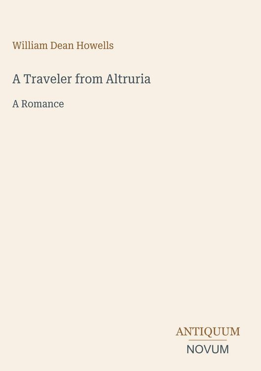 Produktbild: A Traveler from Altruria