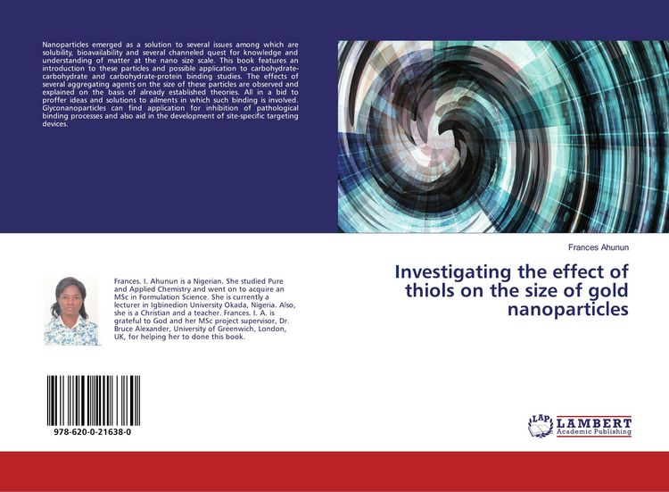 Produktbild: Investigating the effect of thiols on the size of gold nanoparticles