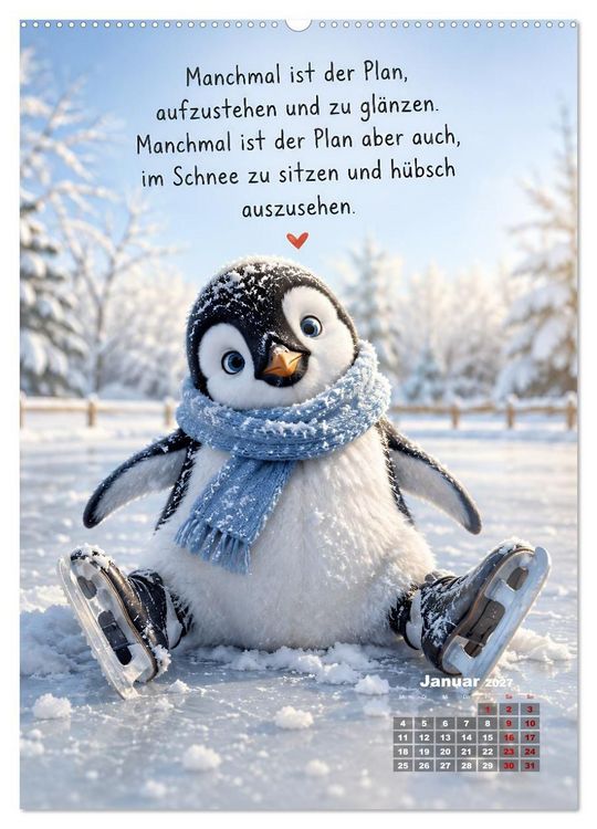 Produktbild: Oscar - Lachen ist die beste Jahreszeit (Wandkalender 2027 DIN A2 hoch), CALVENDO Monatskalender