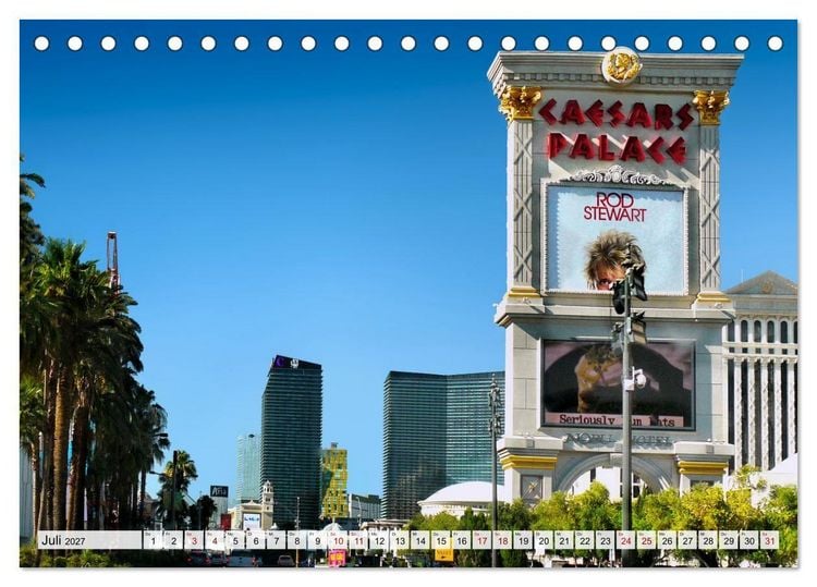 Produktbild: Las Vegas, Stadt der wahr gewordenen Tr&auml;ume (Tischkalender 2027 DIN A5 quer), CALVENDO Monatskalender