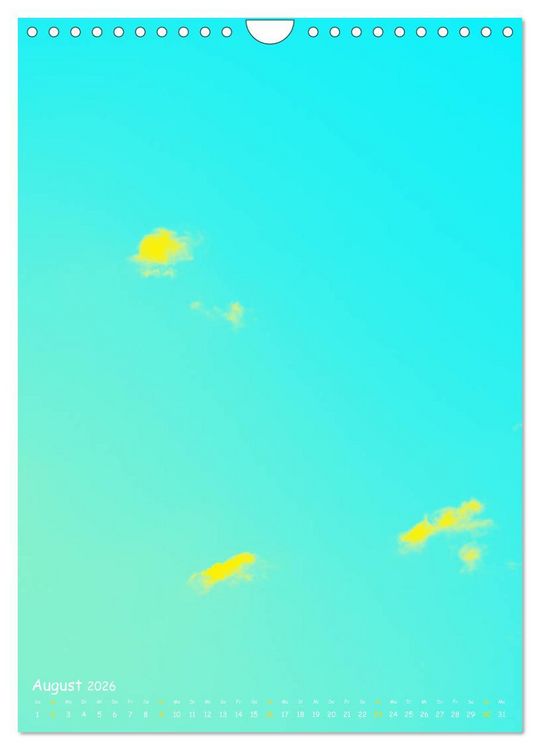 Produktbild: Aquarelle am Himmel (Wandkalender 2026 DIN A4 hoch), CALVENDO Monatskalender