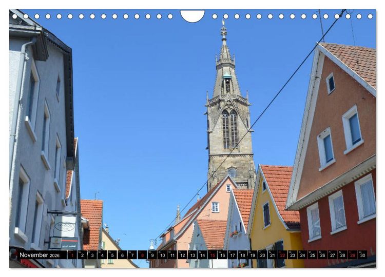 Produktbild: Reutlingen - Tor zur Schw&auml;bischen Alb (Wandkalender 2026 DIN A4 quer), CALVENDO Monatskalender