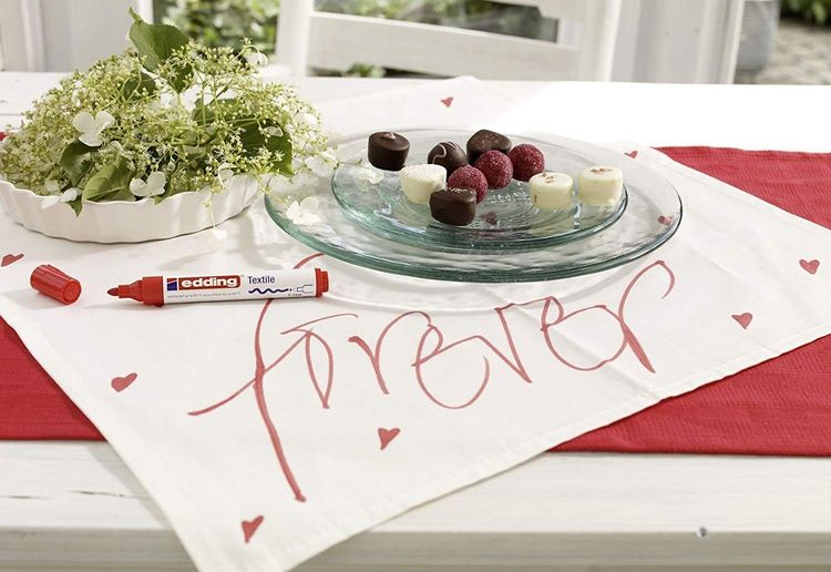Produktbild: edding 4500 Textilmarker, 2-3mm, 5er Set kalte Farben