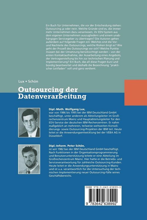 Produktbild: Outsourcing der Datenverarbeitung