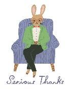 Produktbild: Love Muchly Greeting Cards: Thank You - Serious Thanks (Pack of 6)