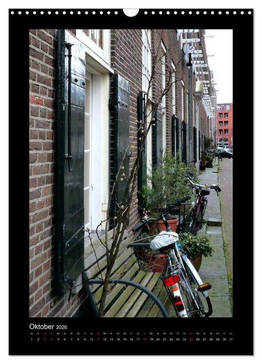 Produktbild: Amsterdam (Wandkalender 2026 DIN A3 hoch), CALVENDO Monatskalender
