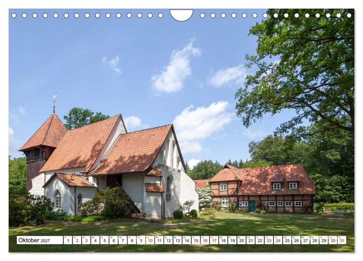 Produktbild: Radland Deutschland - L&uuml;neburger Heide (Wandkalender 2027 DIN A4 quer), CALVENDO Monatskalender