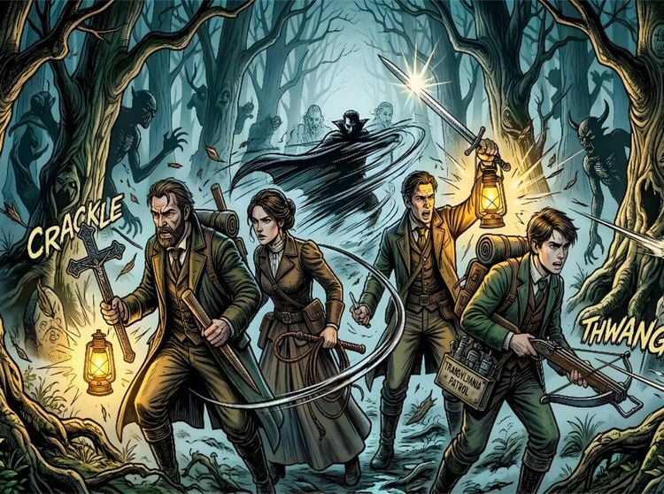 Produktbild: CALVENDO Puzzle Dracula schl&auml;gt aus der Dunkelheit zu | 2000 Teile Lege-Gr&ouml;&szlig;e 90x67cm Foto-Puzzle f&uuml;r gl&uuml;ckliche Stunden