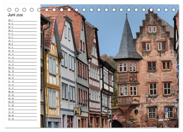 Produktbild: Herrliches Hessen - B&uuml;dingen (Tischkalender 2026 DIN A5 quer), CALVENDO Monatskalender