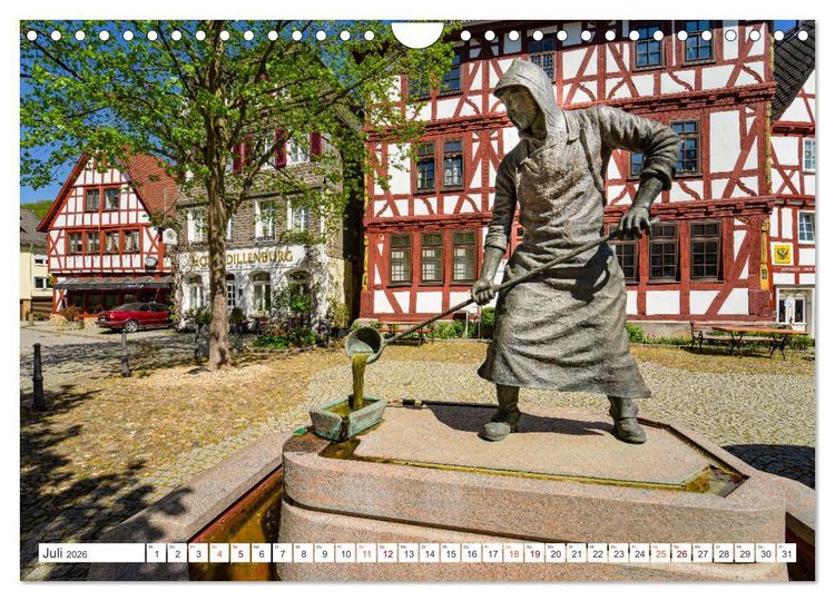 Produktbild: Dillenburg Impressionen (Wandkalender 2026 DIN A4 quer), CALVENDO Monatskalender