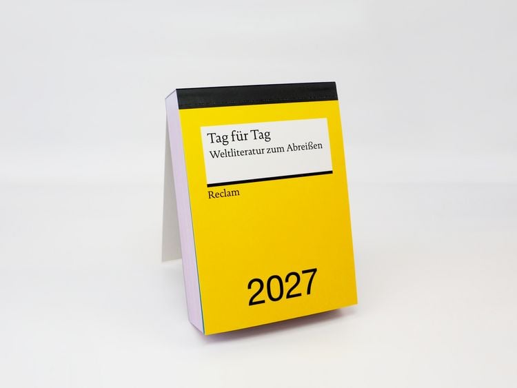 Produktbild: Tag f&uuml;r Tag. Weltliteratur zum Abrei&szlig;en 2027