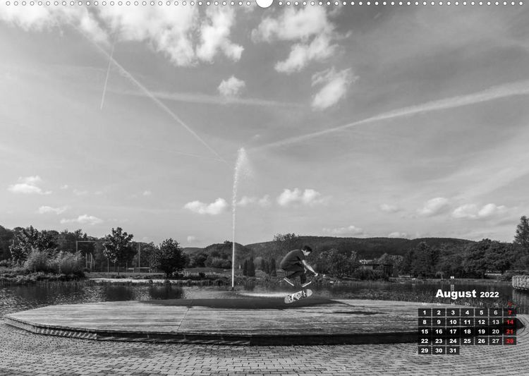 Produktbild: Auf dem Skateboard (Wandkalender 2022 DIN A2 quer)