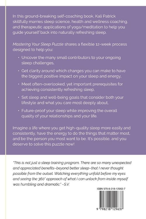 Produktbild: Mastering Your Sleep Puzzle